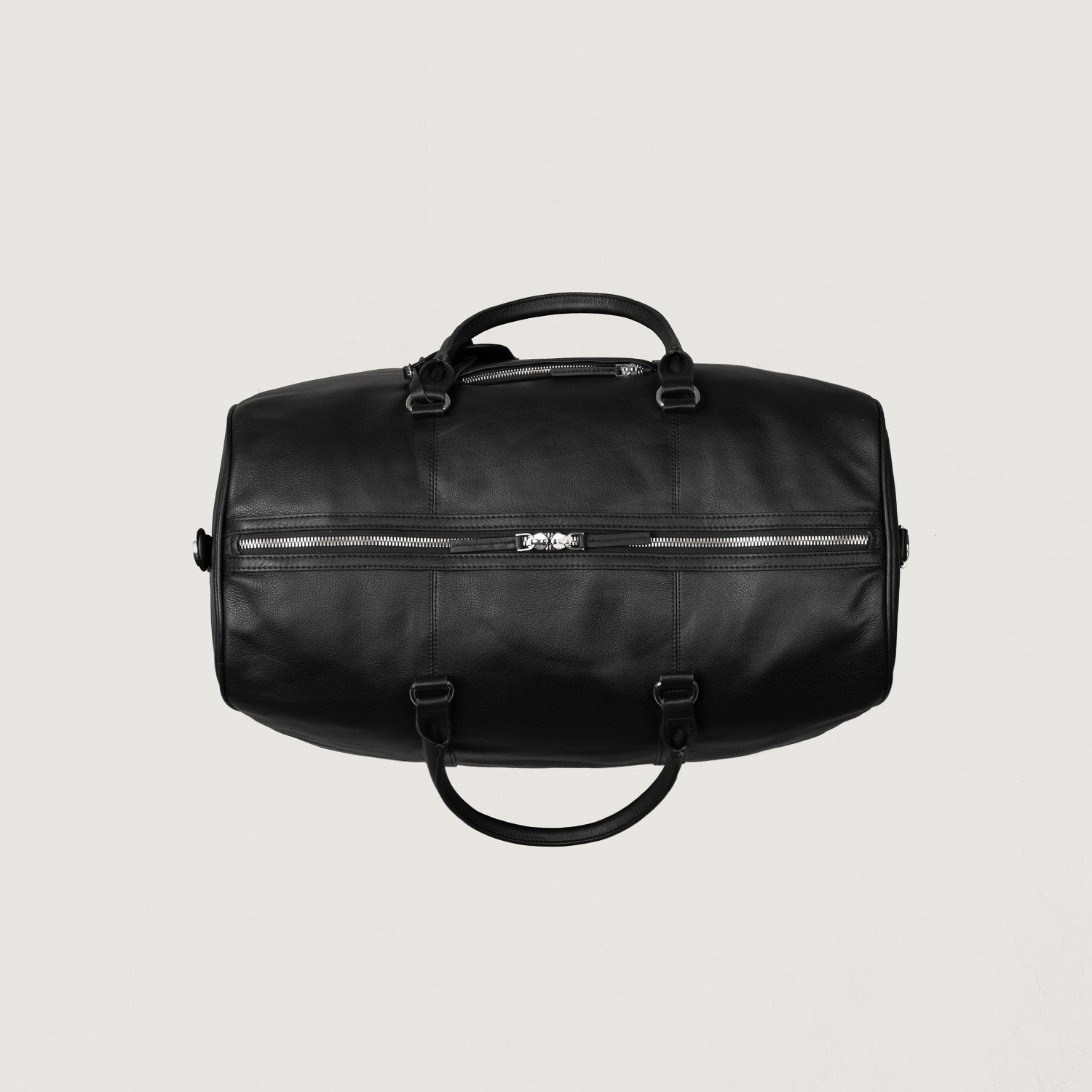 Men's The Darrio Black Leather Duffle Bag – The Jacket Maker